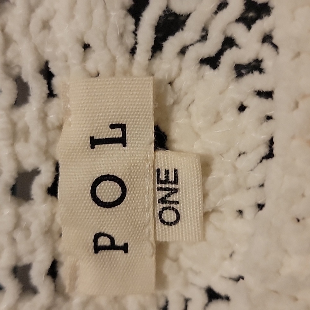 POL Cream Crochet Crew Neck Sweater NWOT - Picture 4 of 6